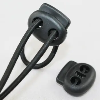 

10PCS Plastic Black Shoes Buckle Shoelace Decorations Rope Clamp Cord Locks Stopper Robe Hooks Bathroom Hardware