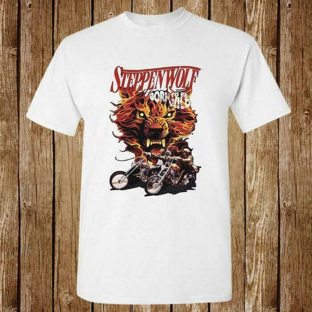 Новый логотип Steppenwolf Born To Be Wild новинка унисекс США Размеры S до 3Xl футболка En1