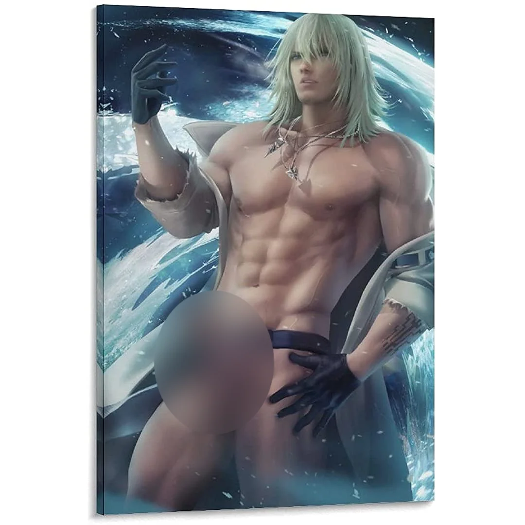 Gay Men's Anime Porn Posters Erotic Art The Man of The Water Aristocracy  Poster Decorative Painting Canvas Wall Art Living Room