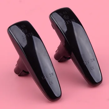 

Car Side Sequential Dynamic Fender Maker Light Repeater LED fit for Lancer EVO X Smoke 8351A001