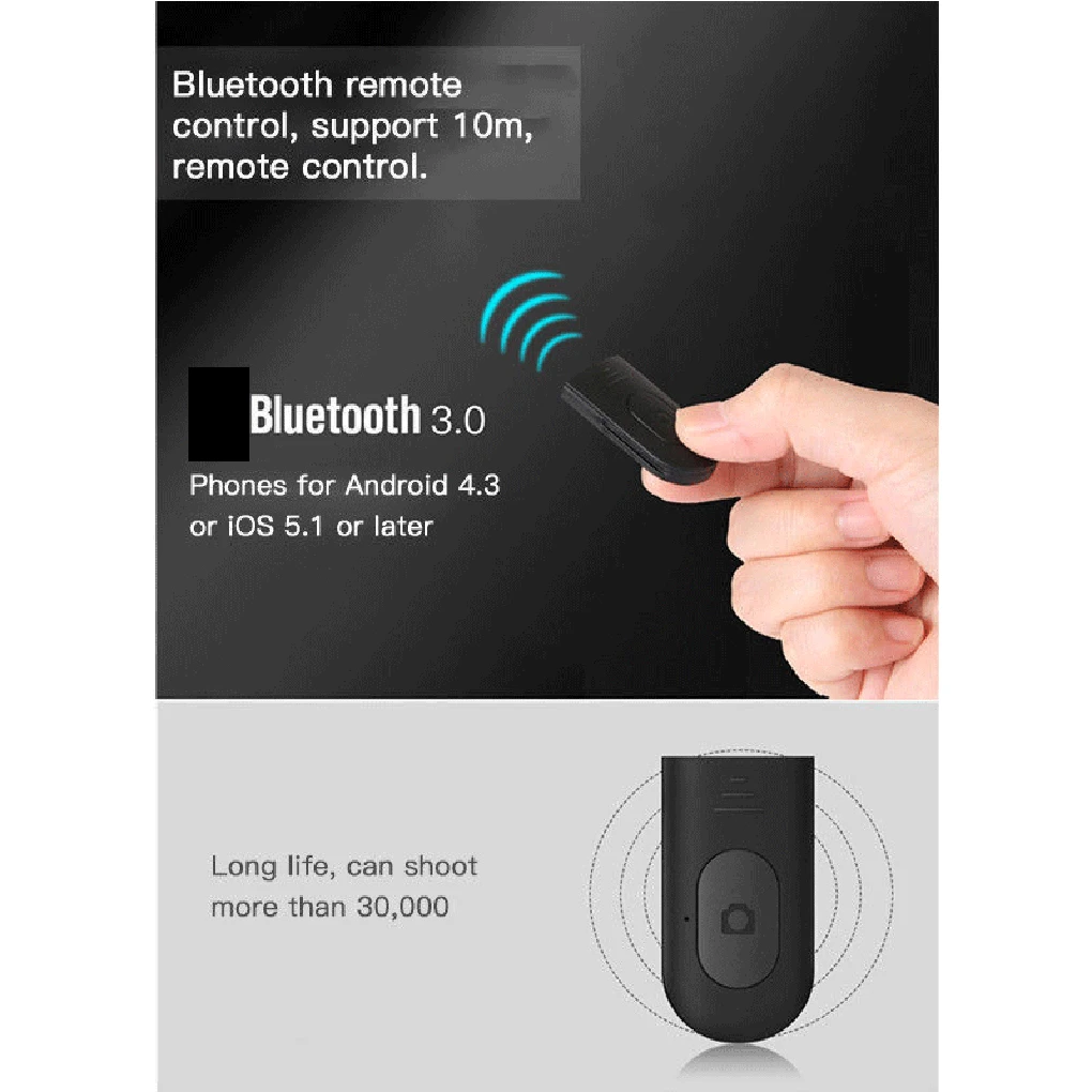Беспроводная Bluetooth селфи палка штанга дистанционный затвор Выдвижной Штатив Держатель телефона Подставка Кронштейн