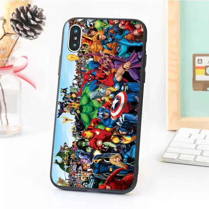 Bernandez 5 5S SE 6 6S Silicone phone case cover for iPhone 7 8 plus X Xs Max XR DC Marvel Comics Superhero |