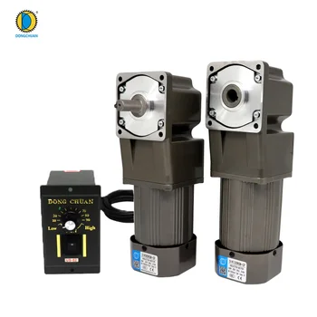 

Right-angle gear reduction motor, AC220V 200W miniature Hollow / Zhongshi speed regulation motor + speed governor