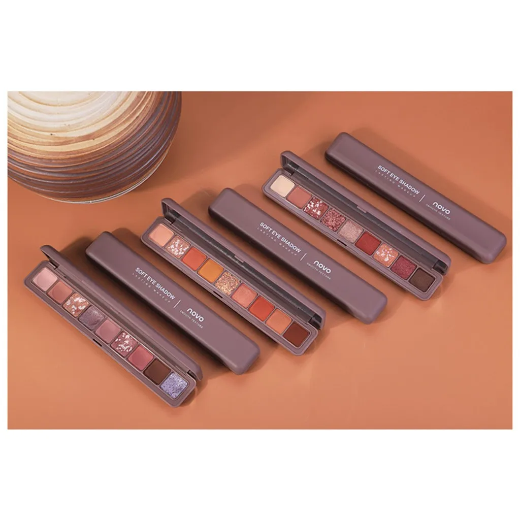 Тени для век Pallete Trend Flash матовый жемчуг поляризованные тени для век клавиатура водонепроницаемый стойкий эффект кончик пальца 9 цветов Y808