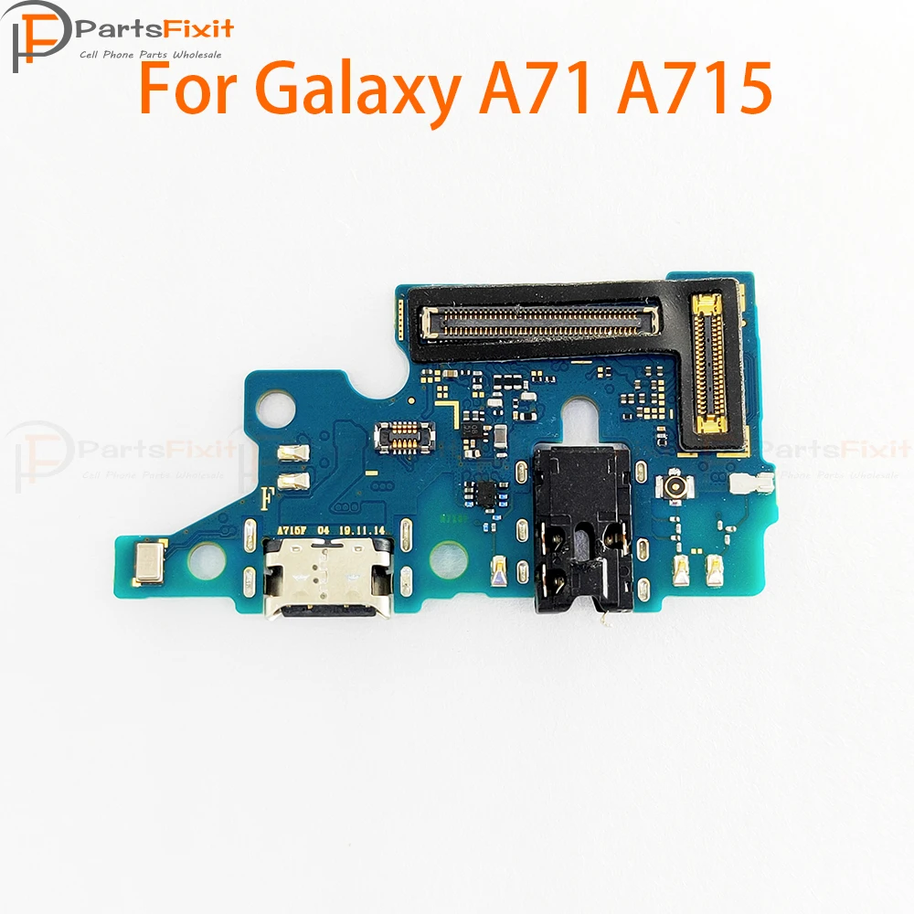 Гибкая плата для зарядного порта Samsung Galaxy A71 A715 разъем док-станции USB-кабель