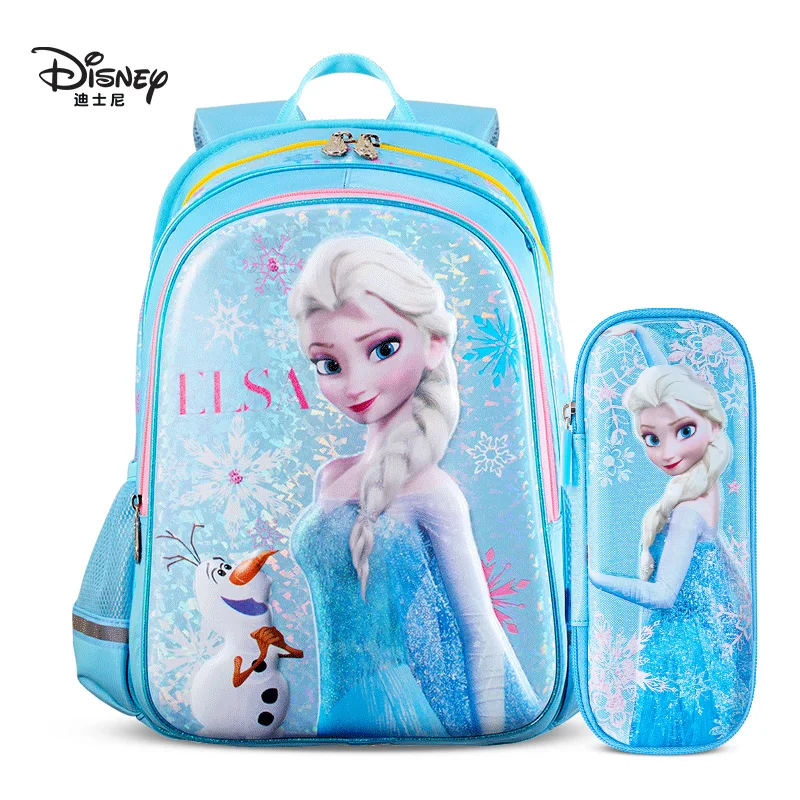 Disney школьный ранец для девочек начальной школы 6-8 лет Детский рюкзак ледяной романтики красивый и благородный легко чистить