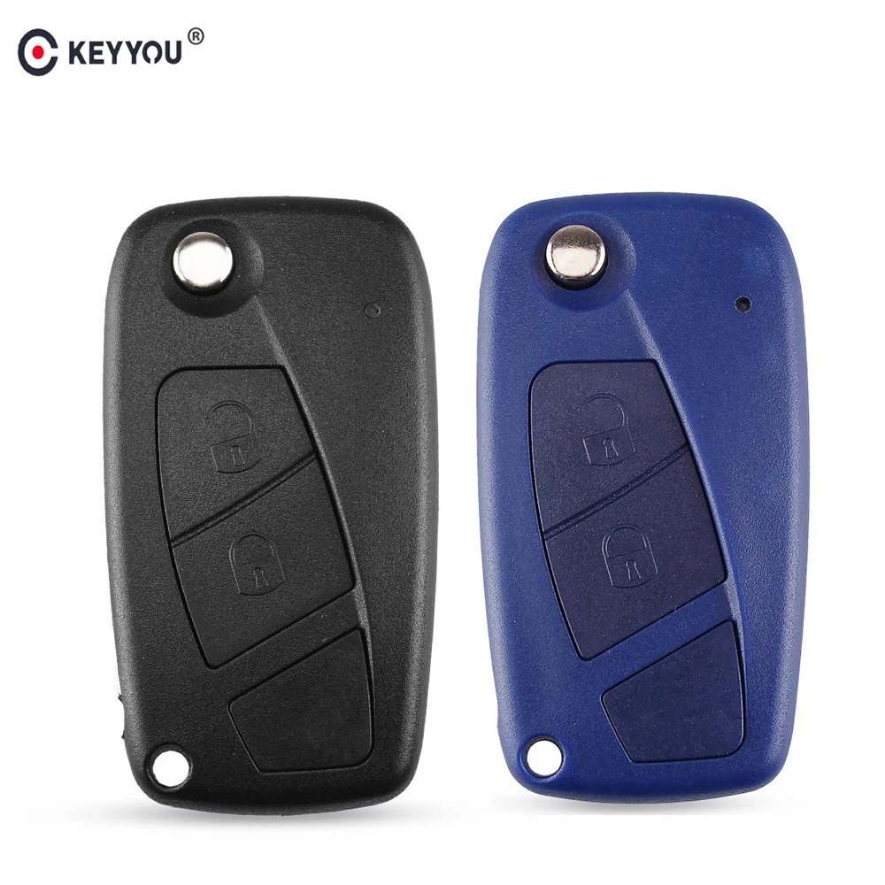 Откидной складной чехол для дистанционного ключа от машины KEYYOU Fob пустой FIAT ивано
