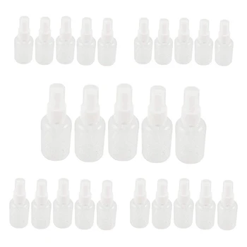 

25 Pieces 30Ml Empty Spray Bottles Transparent Small Size Convenient Refillable Plastic Travel Bottle Atomizer Pump Bottles for