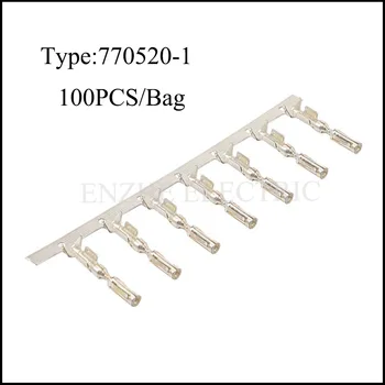 

100PCS 770520-1 terminal Male female wire connector Plugs socket Fuse box Wire harness Soft Jacket 776164-4,776164-5,776163-1