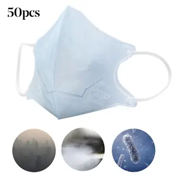 

50Pcs 3D Three-dimensional Disposable Children's Masks Breathable Dust-proof Student Three-layer Protective Mask for Child