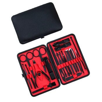 

20Pcs/Set Nail Clipper Stainless Steel Nail Clippers Scissors Set Kits Manicure Pedicure Care Set