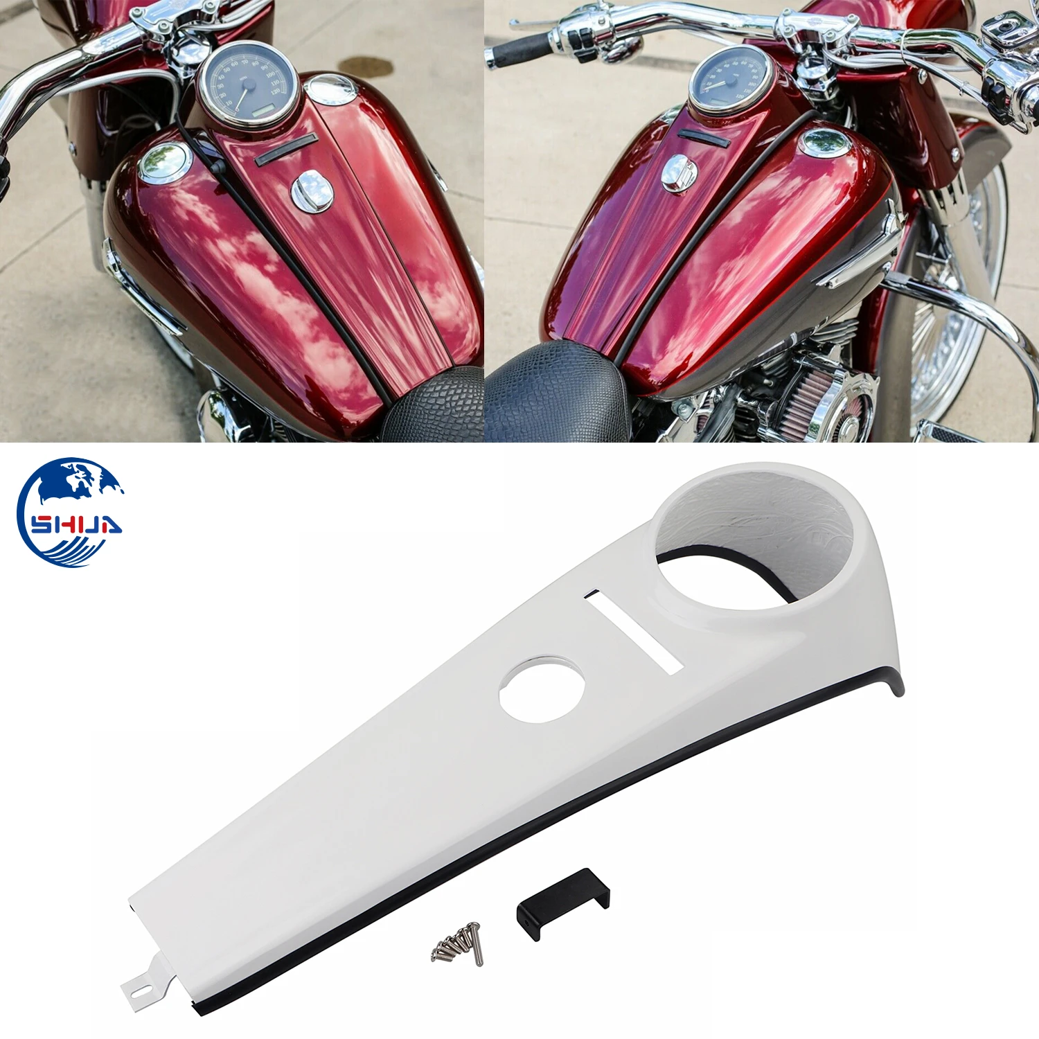 Classic Style ABS Plastic Gas Tank Console Dash For Harley Heritage