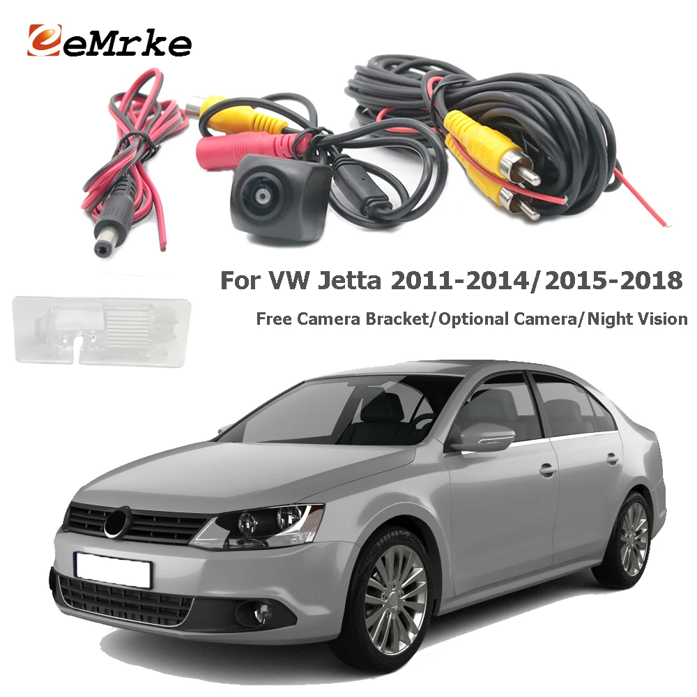 EEMRKE CCD Автомобильная камера заднего вида для Volkswagen Jetta A6 Тип 5C6 2011-/- камера заднего вида ночное видение парковка