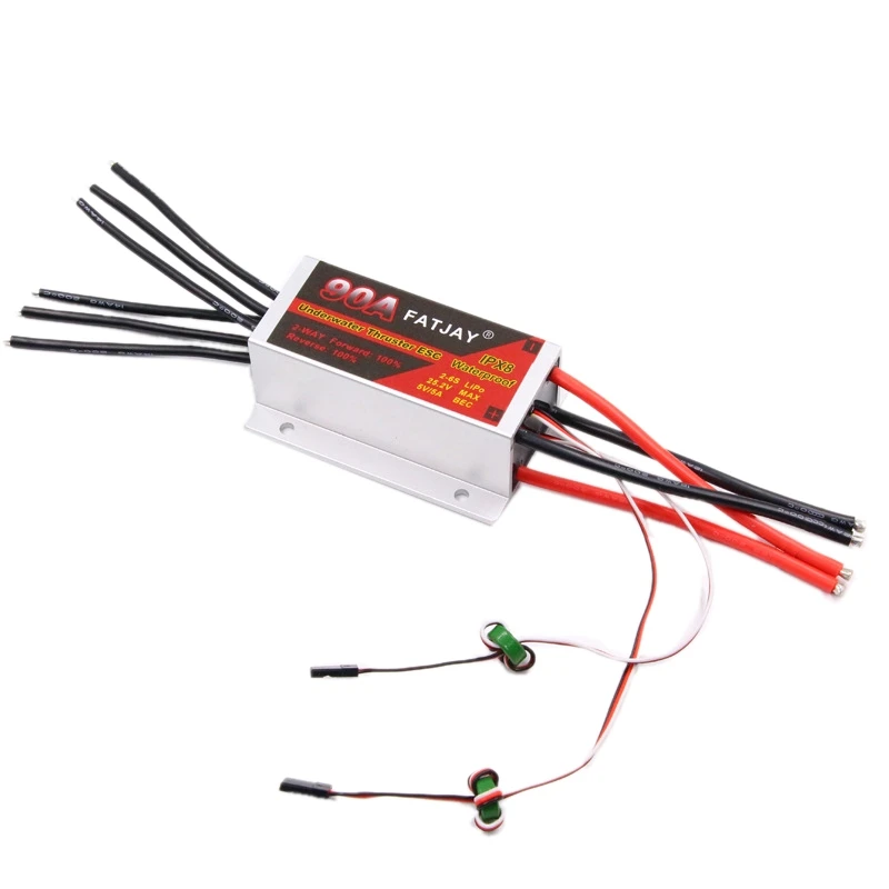 100 м Водонепроницаемый IPX8 24 В 90A бесщеточный ESC один поворот два мотора