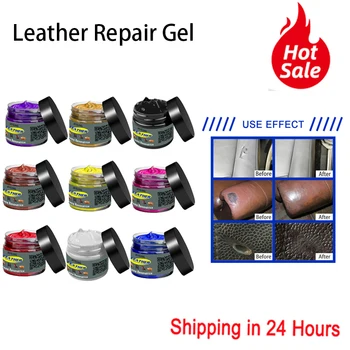 

HOT! 9 Colors 50g Advanced Leather Repair Gel Car Seat Home Leather Complementary Color Repair Paste Leather Repair Gel Tslm1