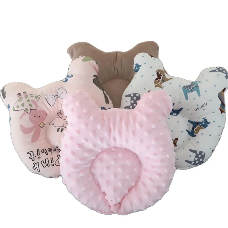 linen duvet cover Newborn Baby U-Shaped Pillow Cotton Bear Eccentric Head Correction Shaping Pillow Children Beddings Baby Bed Products bed in a bag