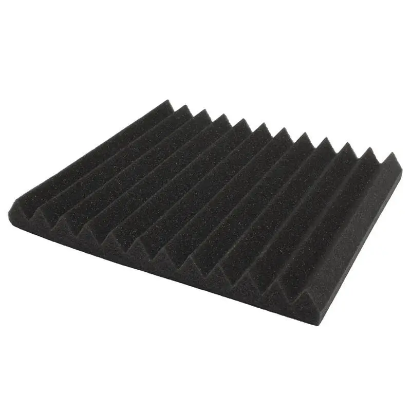 

Quality Newest 6x Acoustic Foam Wedge Tiles Studio Sound Proofing Room Treatment Absorption Waterproof 30 * 30 * 3cm