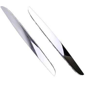 

2Pcs Chrome Plated L&R Hood Trims Above Kidney Grille Fit for BMW E90 E91 325I 330I 328I 2006-2008