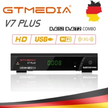 GTmedia V7 Plus Combo DVB-T2 DVB-S2 спутниковый ресивер Поддержка H.265 PowerVu Biss ключ Ccam Newam Youtube USB Wifi 1080P full HD