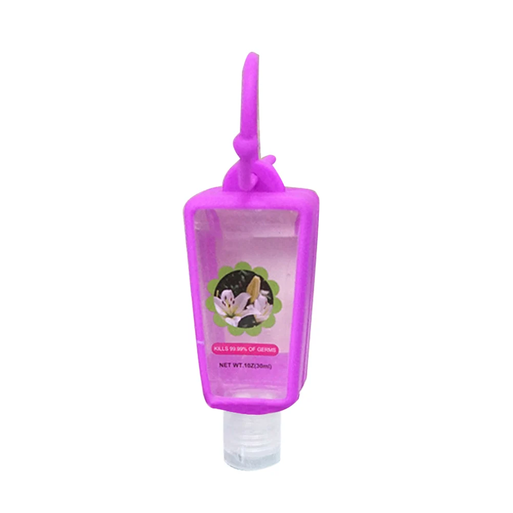 3Pcs Silicone Hanging Protective Case Bottle Holder for 30ml Hand Sanitizer