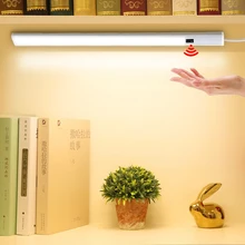 12 В PIR датчик светодиодный светильник под шкаф s кухонный шкаф лампа ручной развертки переключатель спальня Санузел шкаф СВЕТОДИОДНЫЙ светильник Ночной бар