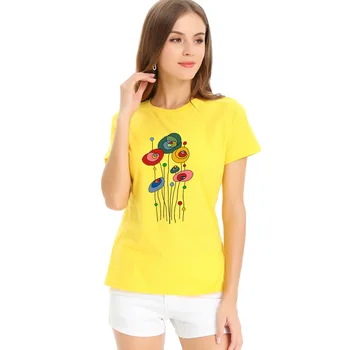 

2019 new fashion popular ladies beautiful casual T-shirts