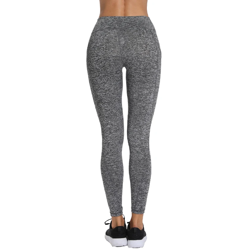 Pocket Solid Sport Yoga Pants High Waist Solid color Sport Leggings Fitness Women Leggings Training Running Pants Sportswear