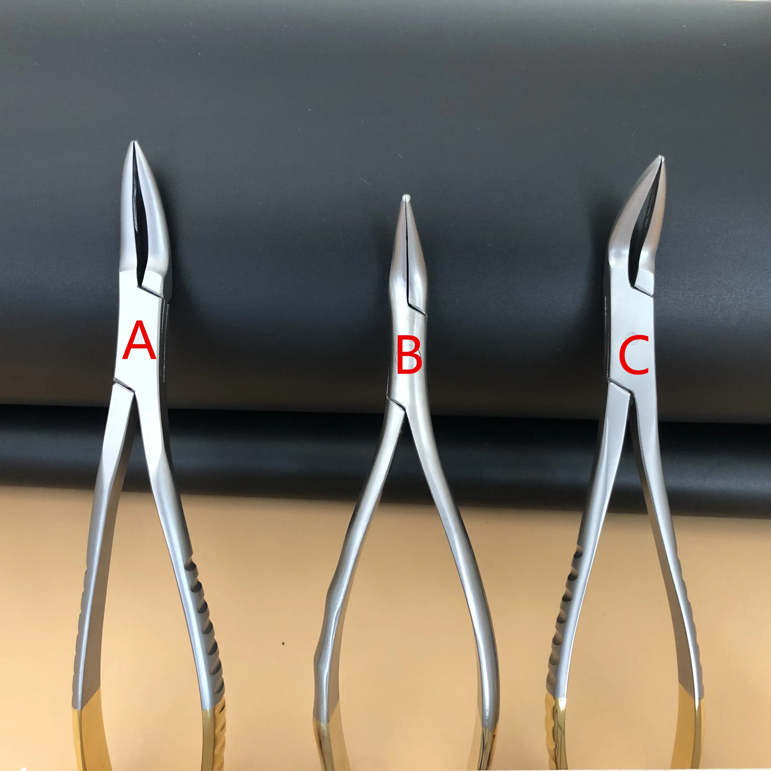 

1PCS Dental Root Fragment Tooth Extraction Forceps Tooth Pliers Dental Instrument Curved Maxillary Mandibular Teeth Plier tool