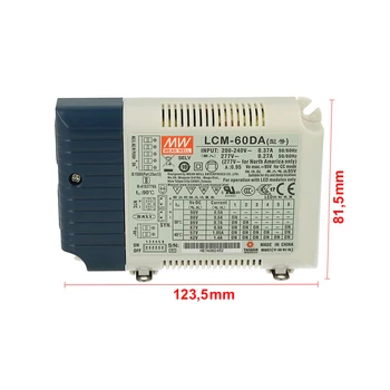 

MEANWELL MW6088DA Led Driver DC Meanwell LCM-60DA DALI dimmer button NO constant current selectable 500/600/700/900/