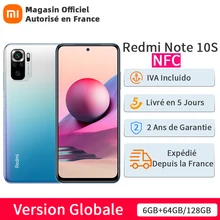 Xiaomi Redmi Note 10S NFC Global Version Smartphone 64MP Camera Helio G95 5000mAh 33W AMOLED DotDisplay  6GB / 128GB 64GB ROM