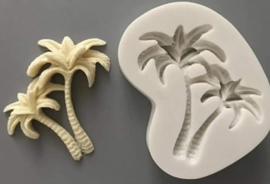 

palm tree Silicone Mold Fondant Mould Cake Decorating Tools Chocolate Gumpaste Mold, Sugarcraft, Kitchen Accessories DIY