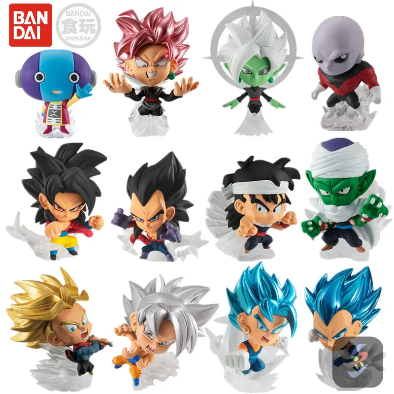 Игрушка Драконий жемчуг BANDAI Super Saiyan Son Goku Jiren ПВХ Коллекционная модель без черного