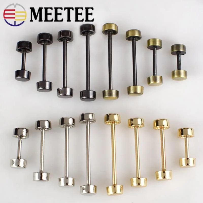 Металлические пряжки Meetee для сумок 5 шт. съемная колесная пряжка застежка