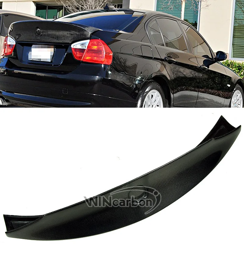 Csl Style Real Carbon Fiber Rear Spoiler For Bmw 3 Series E90 4door