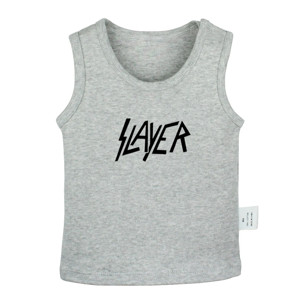 JbBabyYV1390G Slayer/Американский известный скоростной браслет OH MY GOD дизайн новорожденных Детские майки футболки жилет для малышей хлопковая одежда для новорожденных без рукавов - Цвет: JbBabyYV1390G