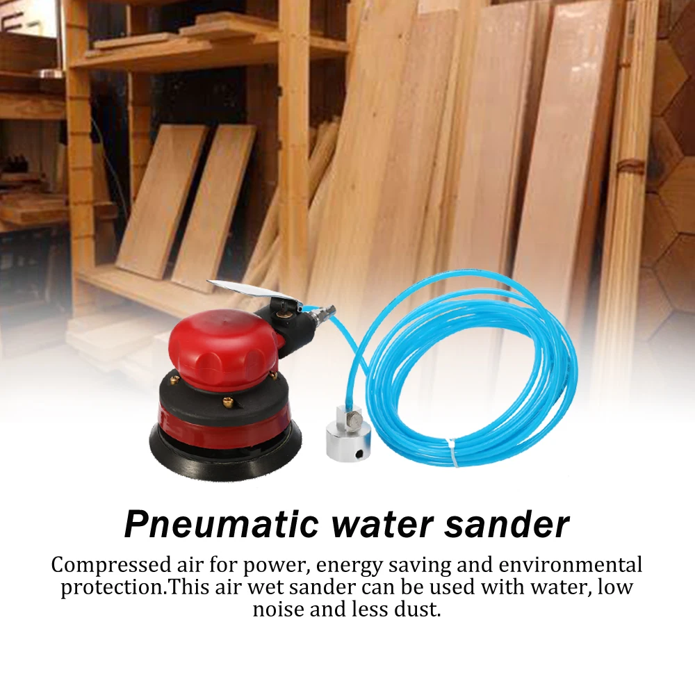 

SY-8127 Practical Pneumatic Tool Polisher Air Water Sander Inlet Grinding Machine Kit Suitable For Polishing and Grinding