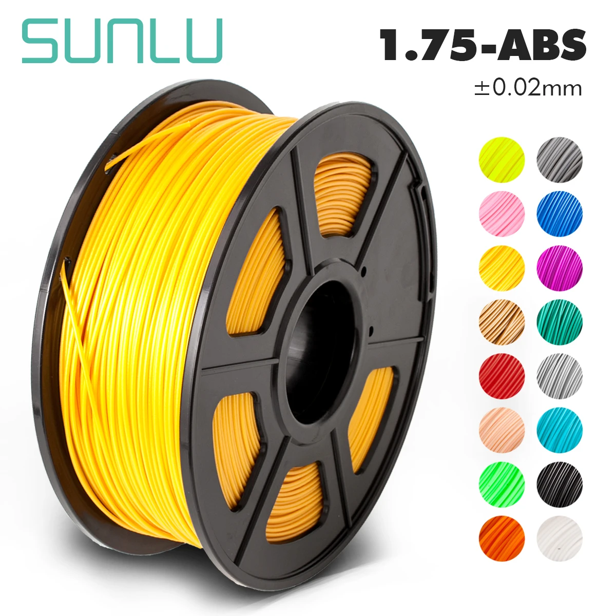 SUNLU нить для 3d принтера ABS 1,75 мм нить для 3D принтера s и 3d ручек низкая точность измерения запаха+/-0,02 мм