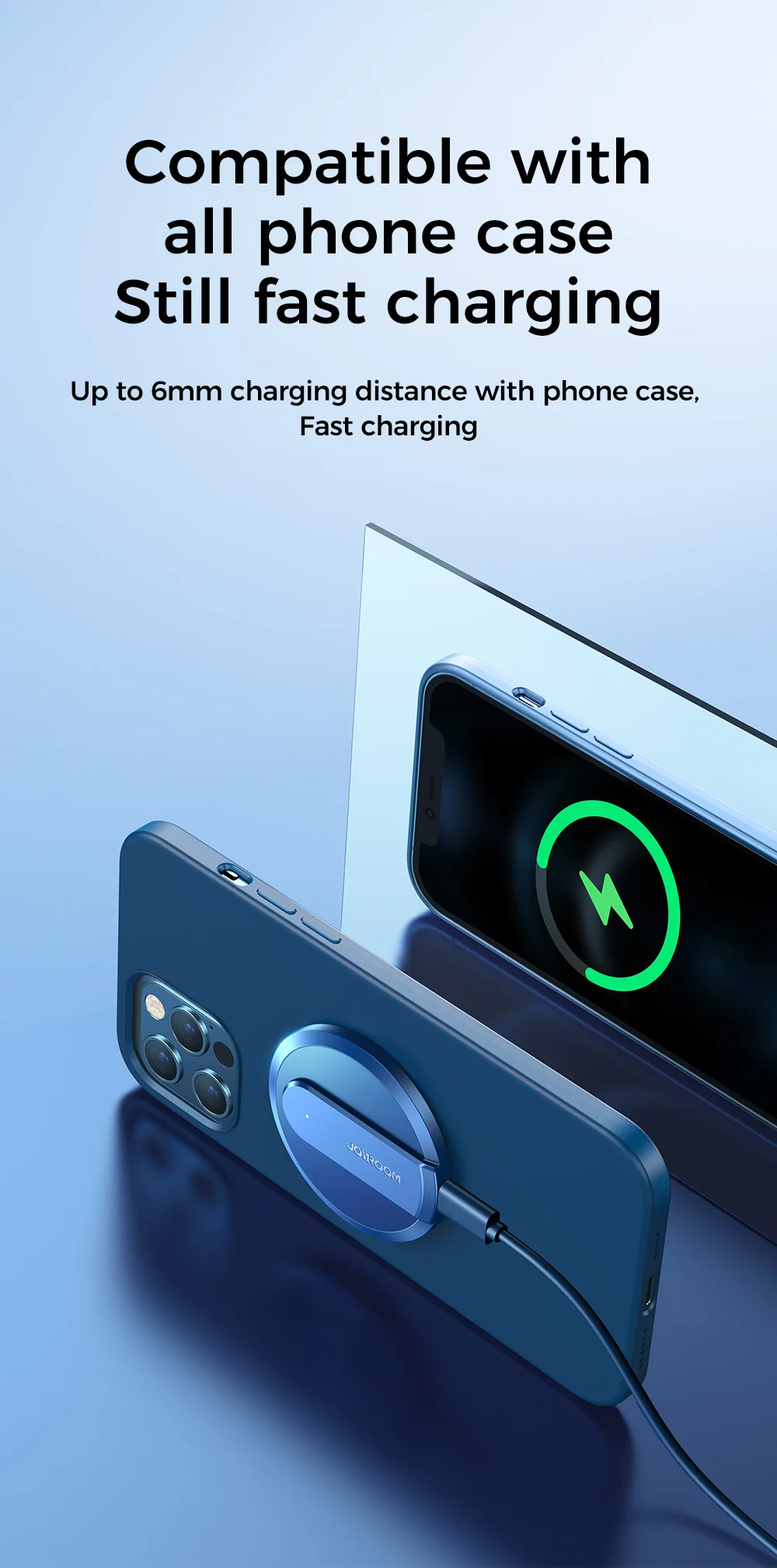Portable Wireless Charging Magnetic For Mobile Phones