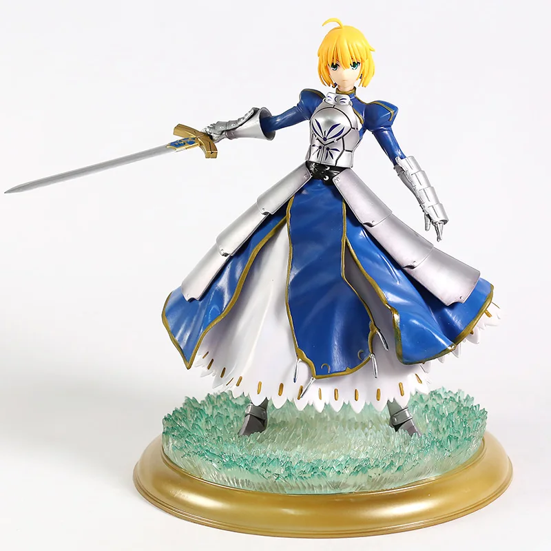 Fate/stay Night Saber Arutoria Pendoragon Deluxe Edition со светодиодный светильник из смолы Коллекционная модель игрушки