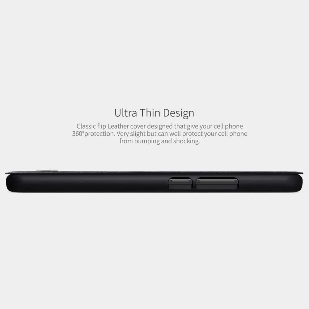 Флип чехол Nillkin Qin для Xiaomi Redmi 9 8 кожаный роскошный деловой мягкий накладка на