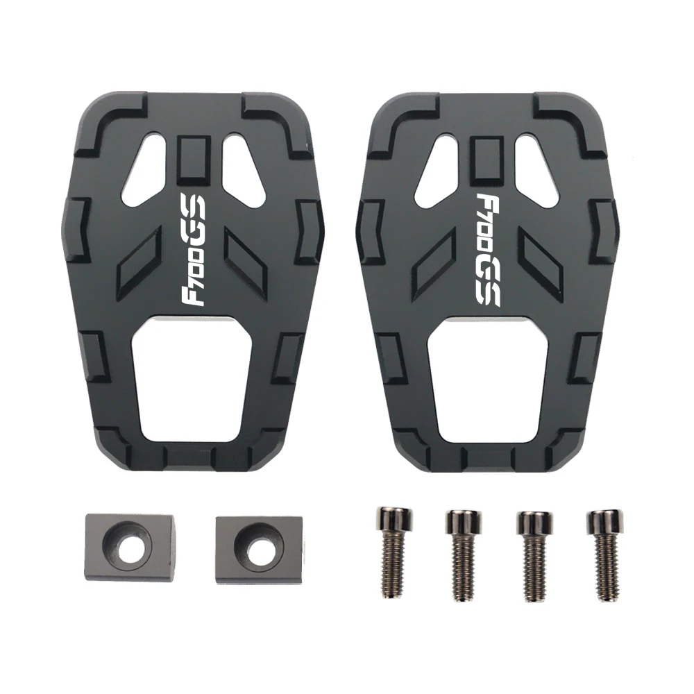 MTKRACING для F 700GS F700 GS F700GS аксессуары для мотоциклов заготовки широкие подножки педали отдыха расширение подножки - Цвет: Titanium