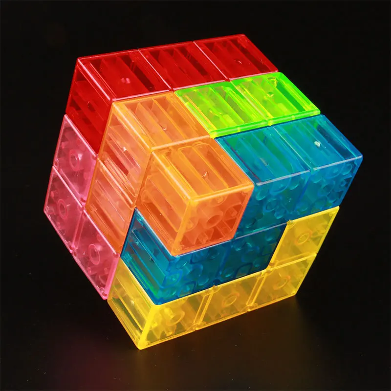 

Magnetic Rubik's Cube Teaching Aids SUO-MA Cubic Block Mystery Toy Boys And Girls Children Intelligence Assembling Ride Building