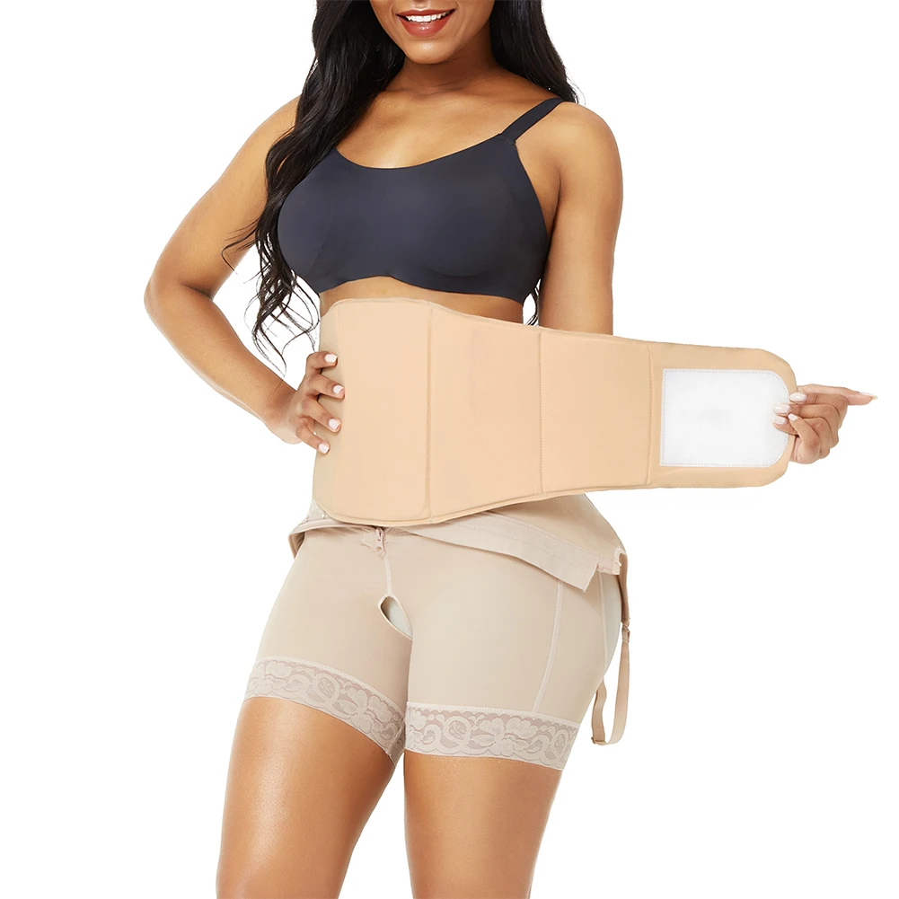 HEXIN Womens bbl Faja Ab Board Body Shaper Board Postpartum Recovery Compression Abdominal Board Flattering After Liposiction best shapewear for women