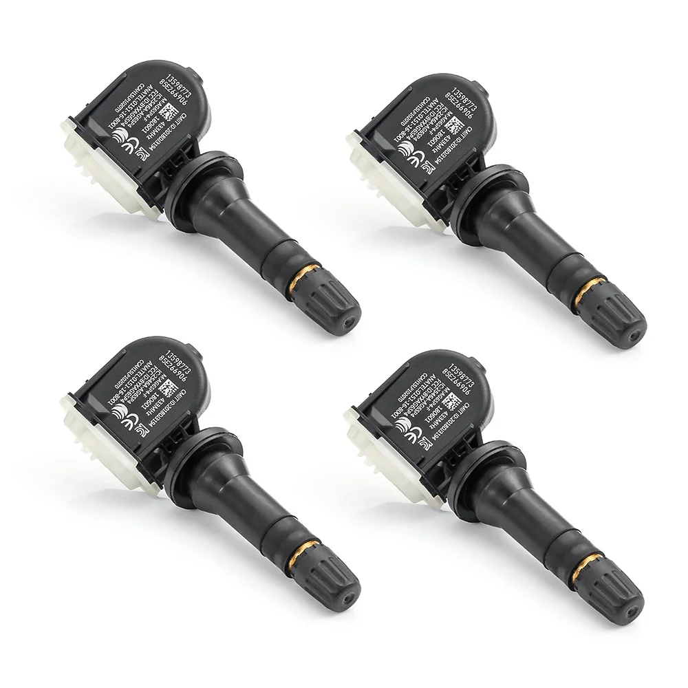 Датчик контроля давления в шинах 13598773 TPMS 4 шт. 433 МГц для Cadillac CT6 XT5 SRX Chevrolet Malibu Opel