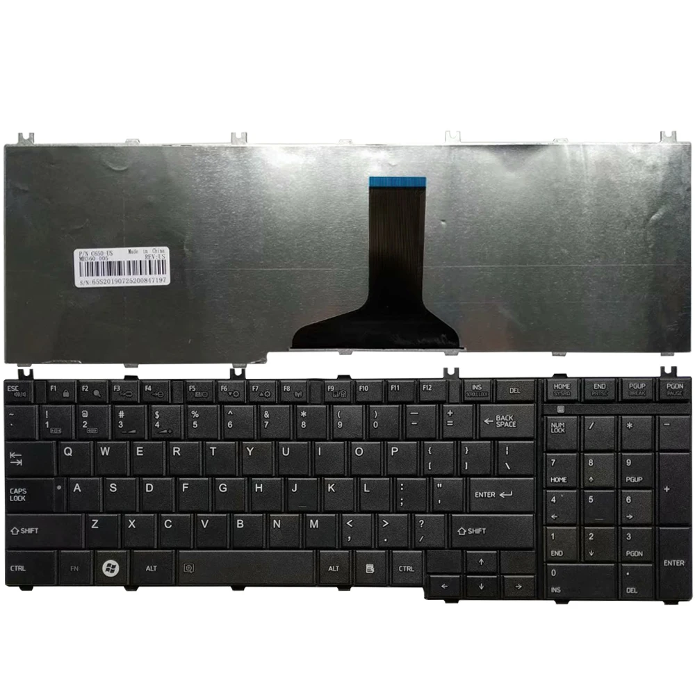 Клавиатура для ноутбука Toshiba Satellite L670 L670D L675 L675D C660 C660D C655 L655 L655D C650 C650D L650 C670 L750 L750D US |