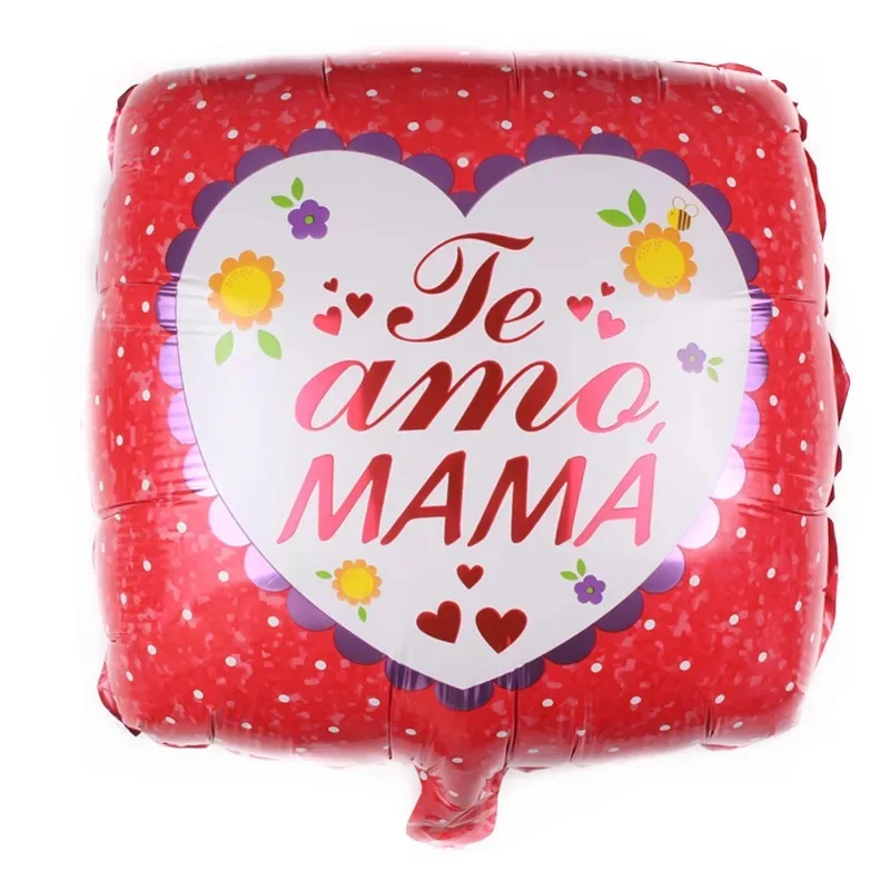 50 дюймов испанский Te amos balon воздушные шары из фольги Love feliz cumpleanos декор для дня рождения Детские игрушки Подарки На дни матери 10 шт - Цвет: Флуоресцентный желтый
