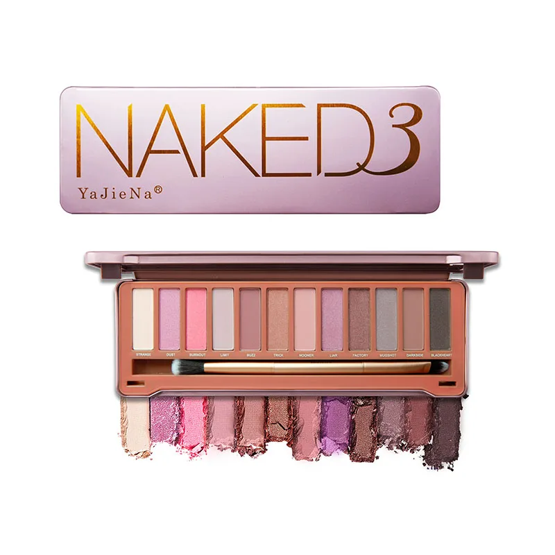 12 Colorful Matte Shimmer Makeup Eyeshadow Palette Glitter Pigment Makeup Set Nude Eye shadow Cosmetic Gift Hot