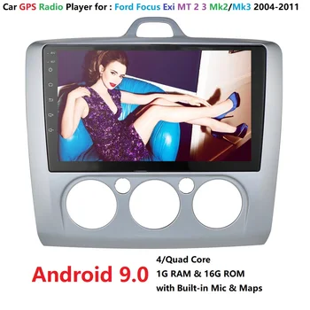 

Android 9.0 Car Multimedia GPS Navigation For Ford Focus 2 3 2004-2011 Exi MT With WiFi Car Radio Stereo Mirror Link USB DVR OBD