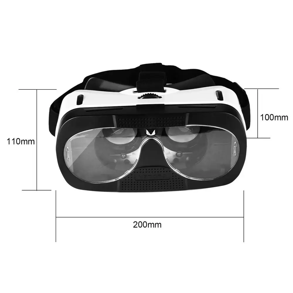 Blu-ray Glass Lens 3D VR Glasses Virtual Reality Headset Movie Game Anti-ultraviolet Anti-dizziness Better Thermal