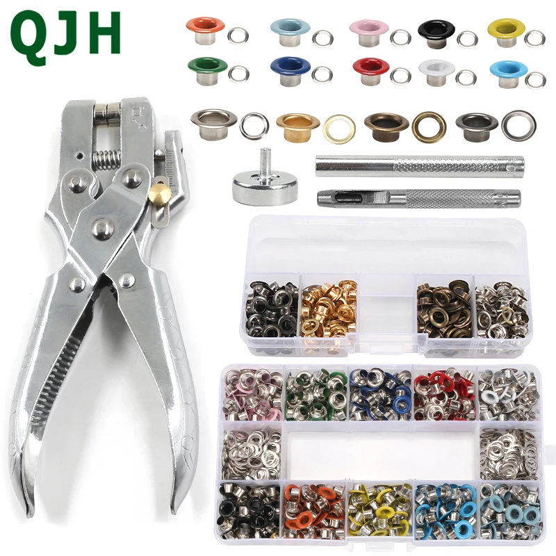 200 Set Leder Nieten Doppel Kappe Niet Rohr Metall Studs mit Punch Zange  Befestigung Werkzeuge für DIY Leder Handwerk Nieten rep Set - AliExpress